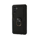 Samsung Galaxy A13 Armor Magnetic Case Hybrid Metal Ring Holder Stand Black