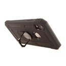 Apple iPhone XR Armor Magnetic Case Hybrid Metal Ring Holder Stand