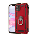 Apple iPhone 13 Pro Armor Magnetic Case Hybrid Metal Ring Holder Stand