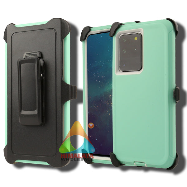 Shockproof Case for Samsung Galaxy S20 Ultra Mint Cover Clip Rugged Heavy Duty