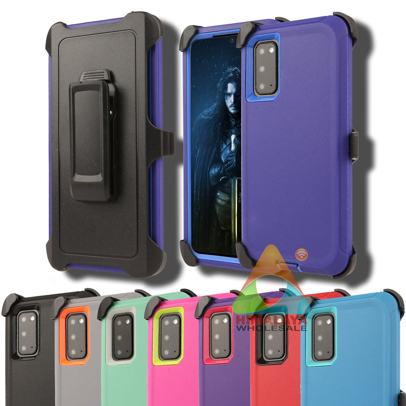 Shockproof Case for Samsung Galaxy S20 Cover Clip Rugged Heavy Duty
