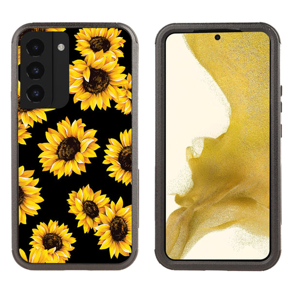 Shockproof Case for Samsung Galaxy S22 Cover Sunflower