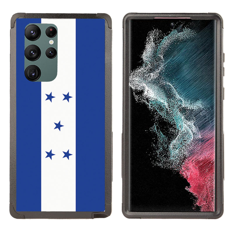Shockproof Case for Samsung Galaxy S22 Ultra Cover Honduras Flag