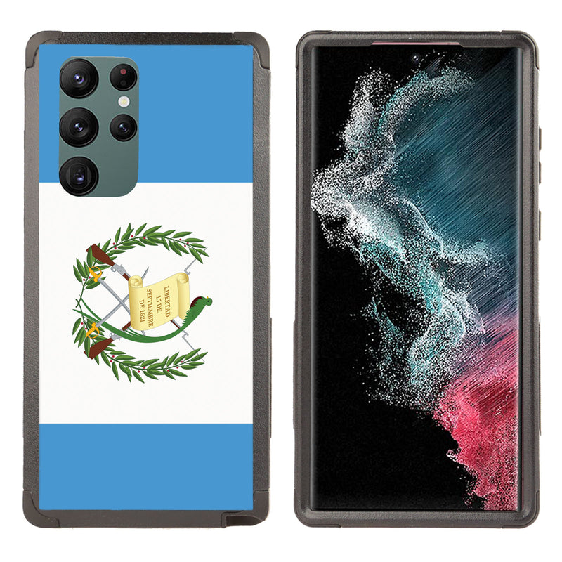 Shockproof Case for Samsung Galaxy S22 Ultra Cover Guatemala Flag