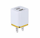 USB Full 1A Fast Power Adapter AC Double Dual Home Wall Charger Plug for iPhone Samsung LG Motorola