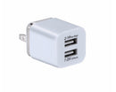 USB Full 1A Fast Power Adapter AC Double Dual Home Wall Charger Plug for iPhone Samsung LG Motorola